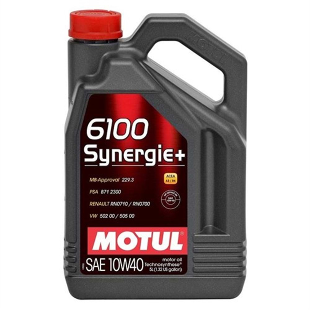6100 SYNERGIE+ 10W/40 5 LT. G.T.I.P:271019810000