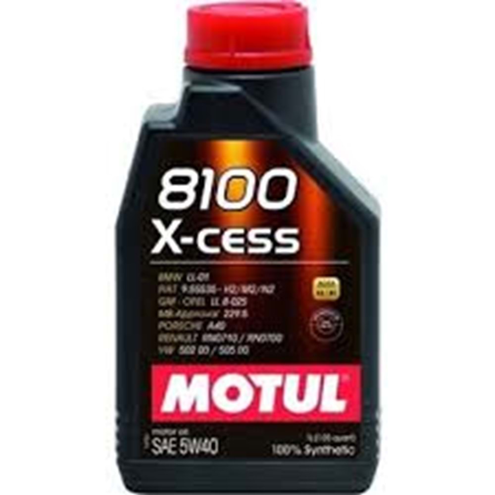 8100 X-CESS 5W/40 1LT. G.T.I.P:271019810000