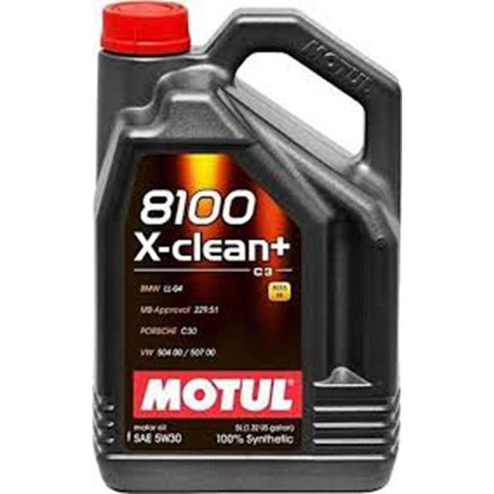 8100 X-CLEAN+ 5W/30 5LT. G.T.I.P:271019810000