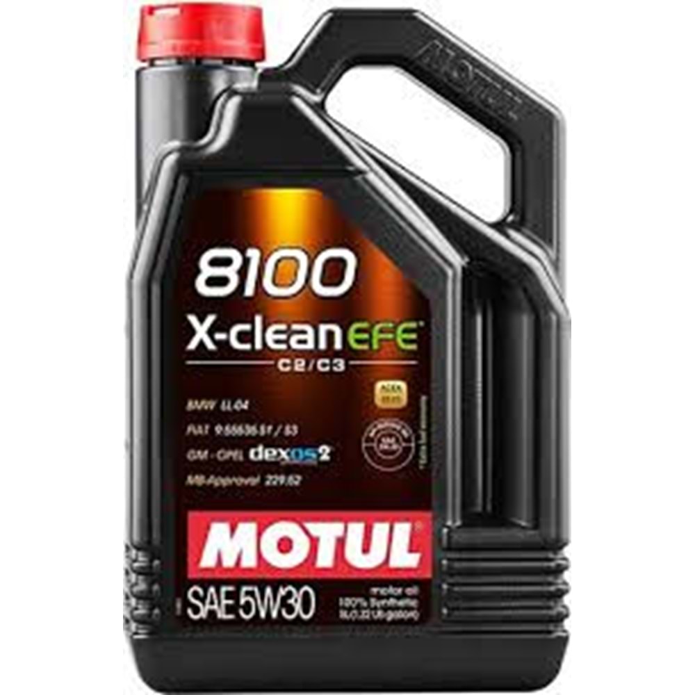 8100 X-CLEAN EFE 5W/30 5LT. G.T.I.P:271019810000